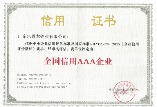 信用證書